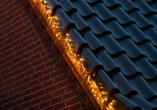 Klyngelys Basis 500 LED varm hvit/rav 10 meter